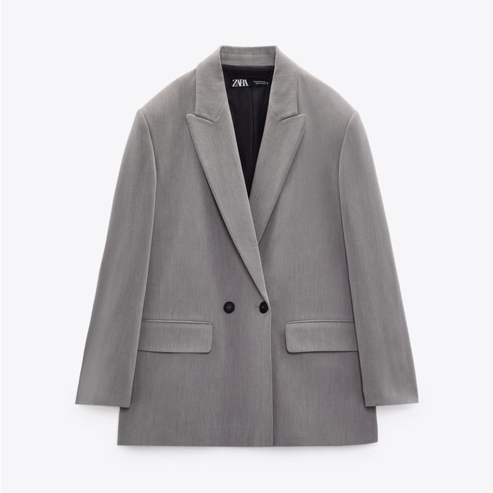 Zara Oversized Grey Blazer